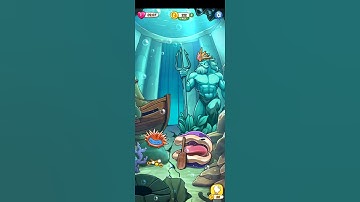 ESCAPE TIME Level 72 under water bat crown in a sea shell crown in it man holding a weapon