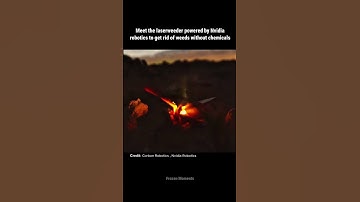 Laser weeder by Nvidia