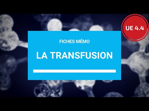 La transfusion sanguine