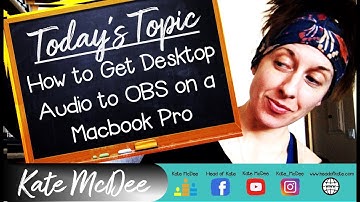 How to Capture Desktop Audio (iTunes) with OBS on a Mac using IShowU Audio Capture (OBS tutorial)