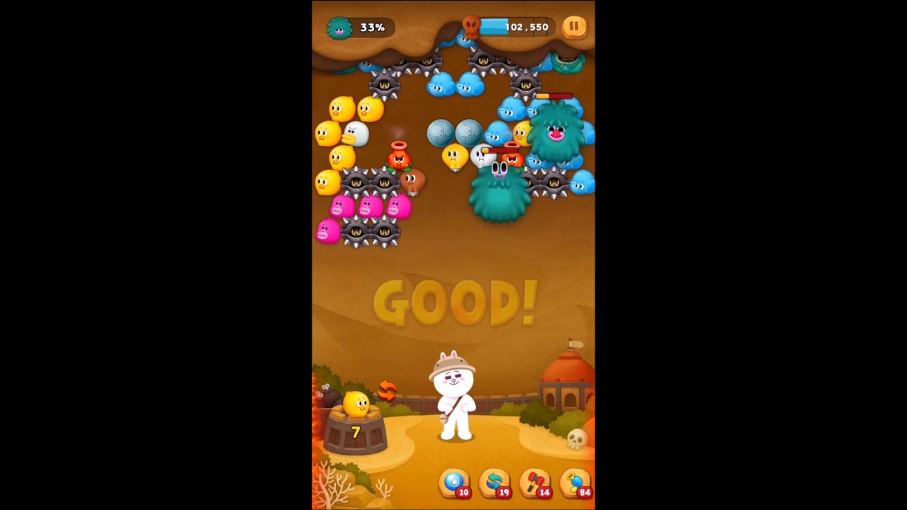 LINE バブル2 STAGE 762 銅コニー アイテムあり ×1.5 Bronze Cony LINE