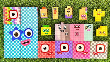 Looking for Numberblocks Puzzle Tetris NEW 1513 Space ASMR | Numberblocks Satisfying Video