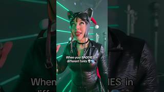 THE HARLS TO MY SELENA #cosplayshorts #gothamcity #cosplaygirl #cosplaycommunity #selinakyle #quinn