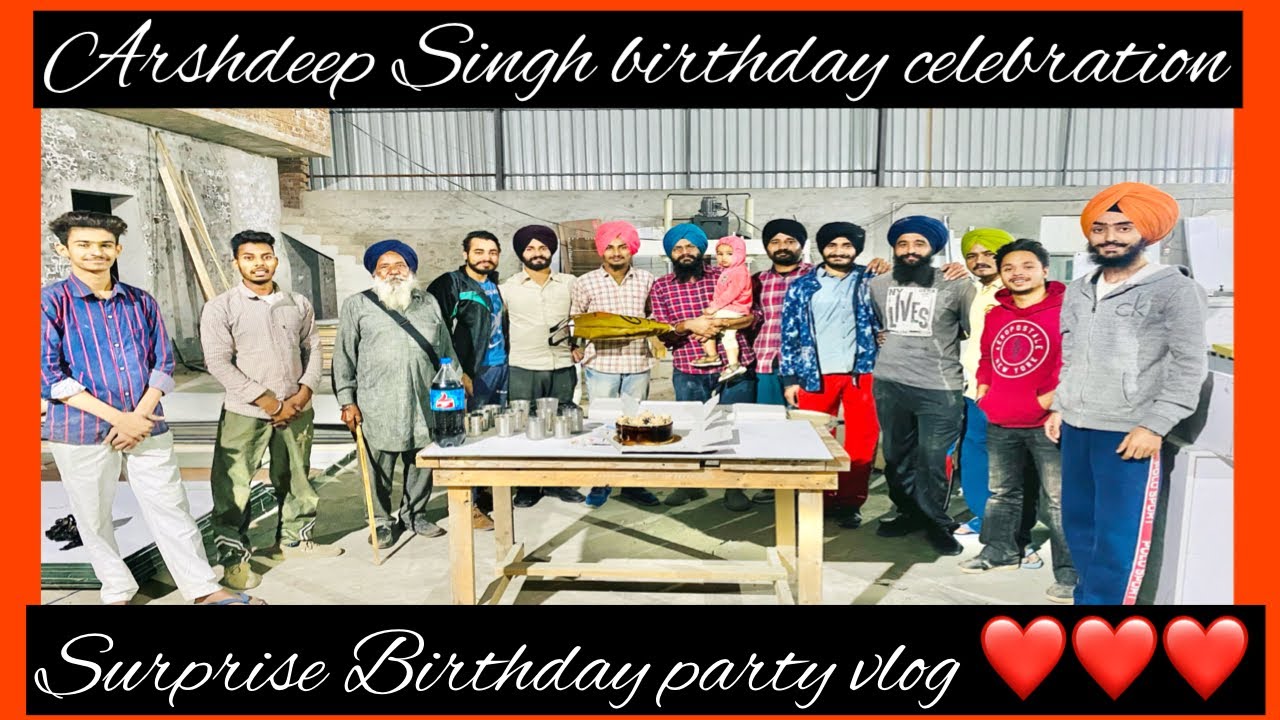 Johal kitchen factory celebrate second birthday 🎂/Surprise For Arshdeep singh