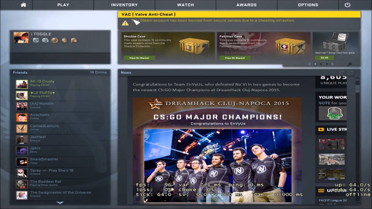 How i got VAC banned from csgo YouTube