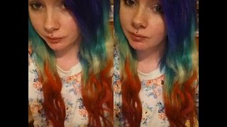 Rainbow Hair Tutorial! How I Got My Rainbow Hair