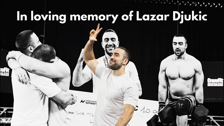 A Tribute to Lazar Djukic