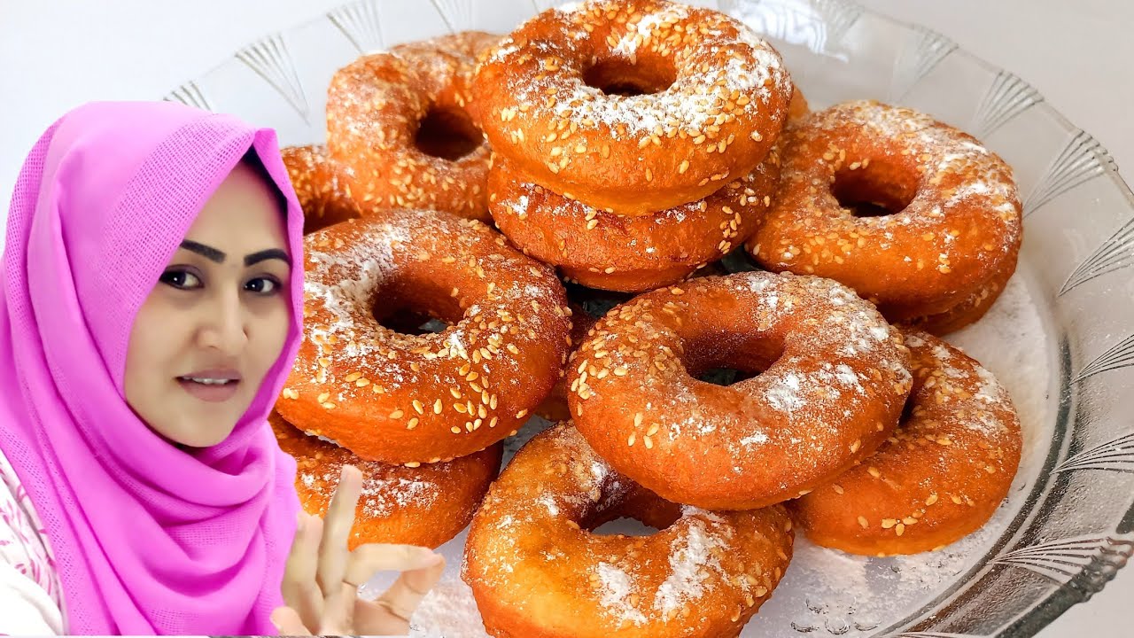 طرز تهیه دونات خانگی، بدونی داش و تخم مرغ و جزب روغن.با يک روش کامل ...