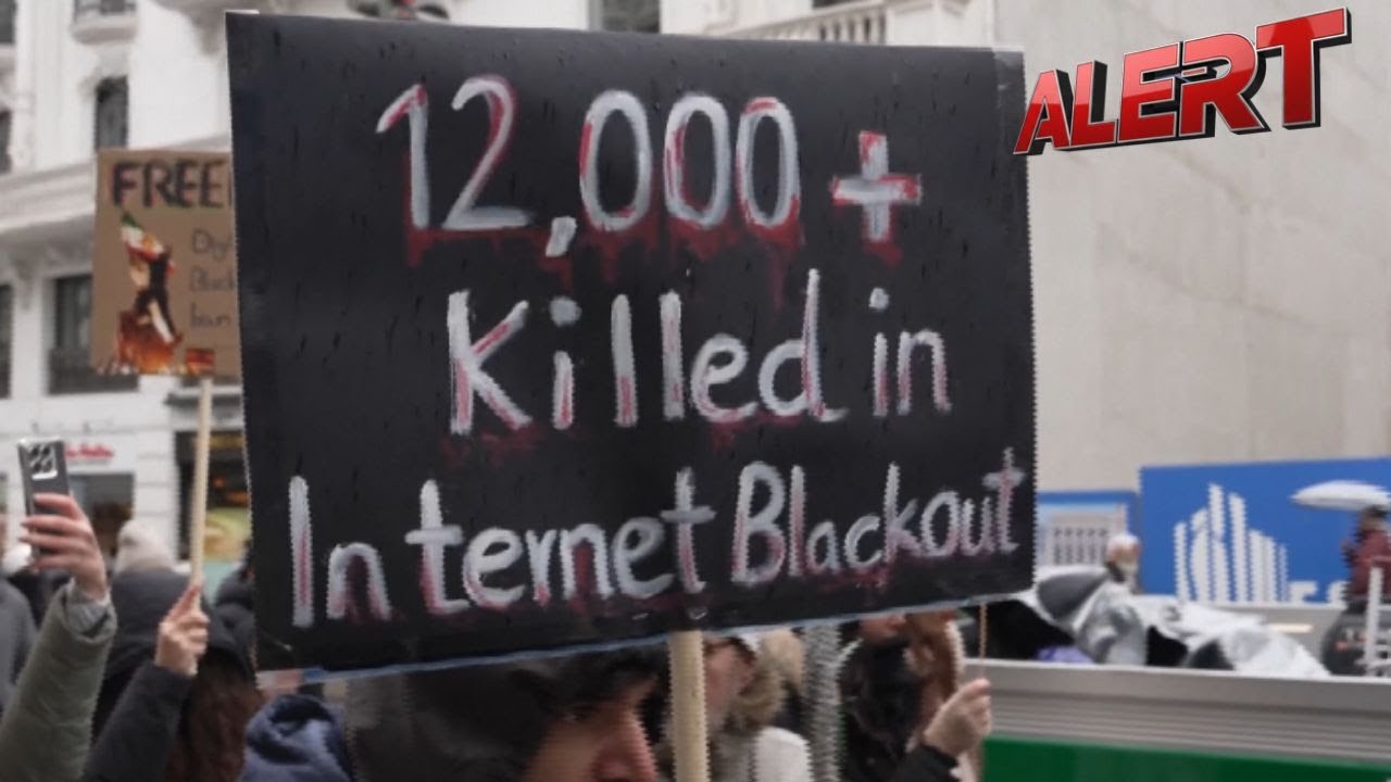 Iranian Diaspora Rallies In Madrid, Urges International Action Over Deadly Crackdown | ALERT News