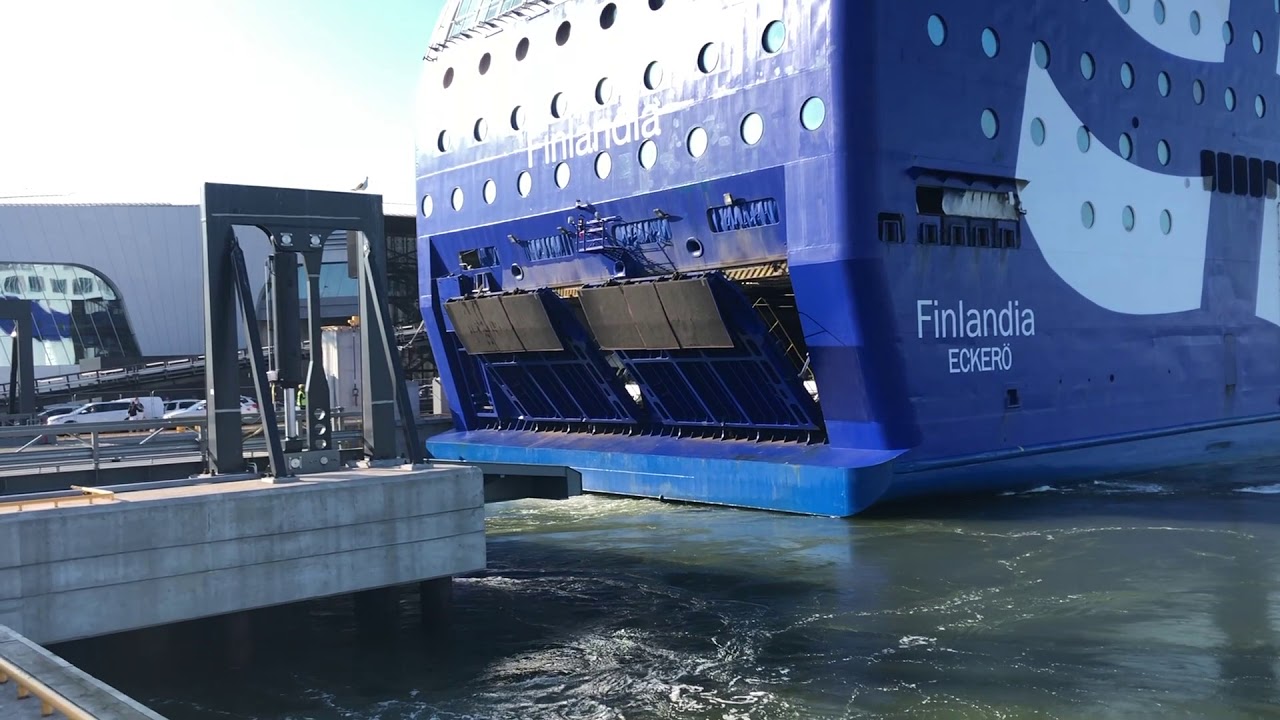 M/S Finlandia arriving West Harbour, Port of Helsinki
