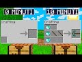 MINECRAFT MA OGNI MINUTO LA CRAFTING SI INGRANDISCE