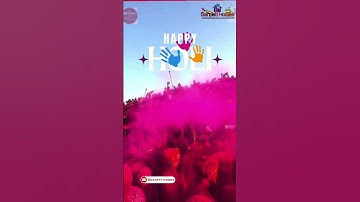 Happy Holi Wishes | Holi Whatsapp Video Status | Best Happy Holi Status | Animated Holi Status 2025