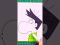 骨川スネ夫の横顔を描いています!ジャイアン「ドラえもん」#スネ夫 #ドラえもん #shorts