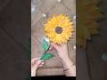 Sunflower Craft || Paper art || #art #viral #shorts