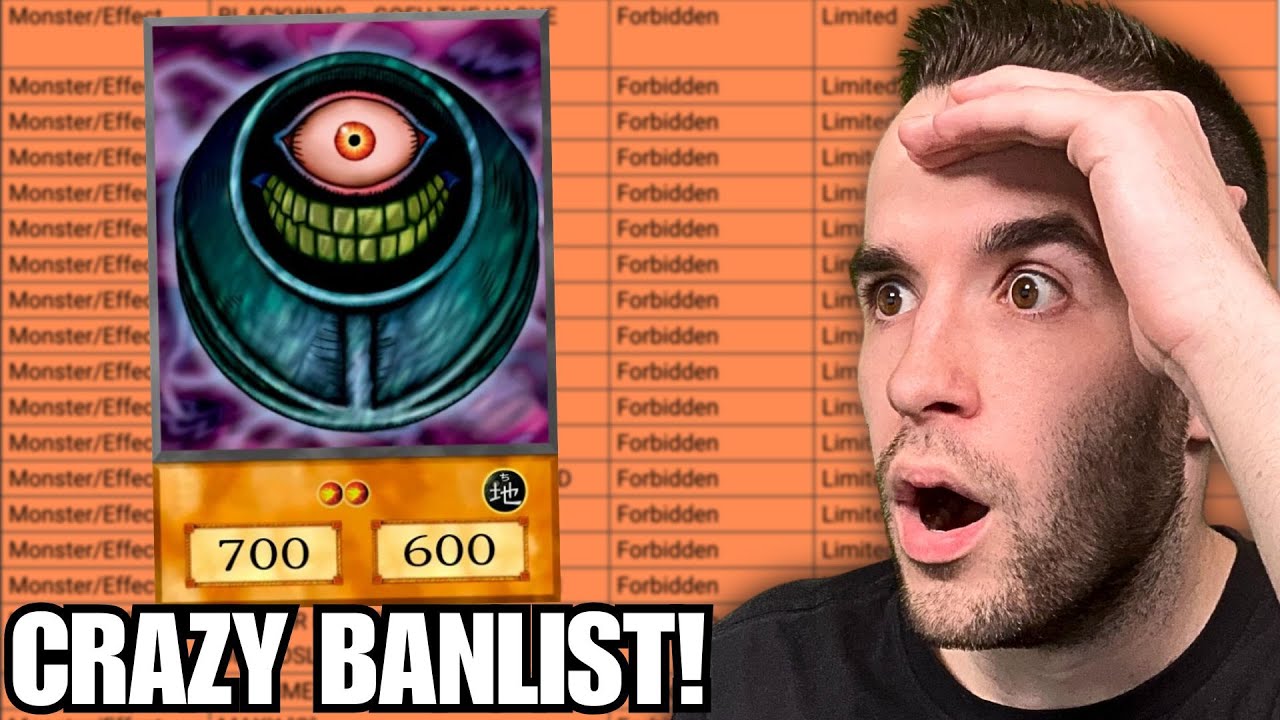 THE NEW BANLIST IS HERE!! REACTION TIME! | September Yugioh TCG Banlist