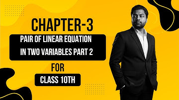 Pair of linear equations in two variables part 2 Graphical method substitution method elimination 
