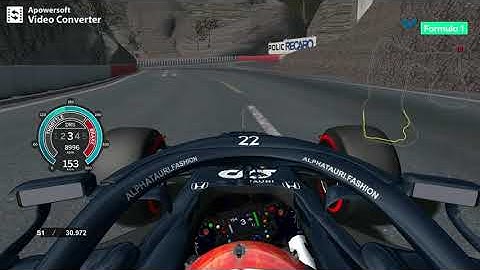 rFactor F1 2021 - Yuki Tsunoda Okutama Hotlap (1:31:616)