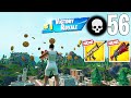 56 Elimination Solo Vs Squads Gameplay &quot;Build / ZeroBuild&quot; Wins (Fortnite Chapter 4 Season OG)