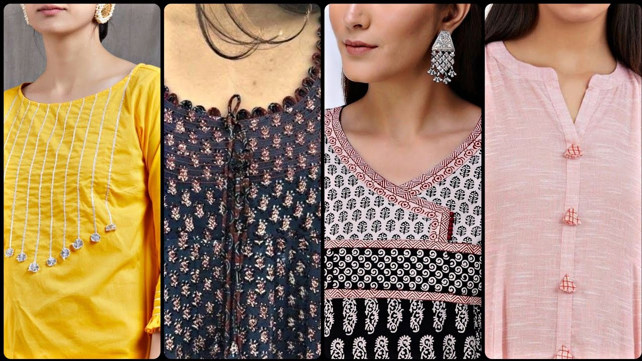 Most Demanding Neckline Designs 2020 - Latest Kurti Neck Designs For ...