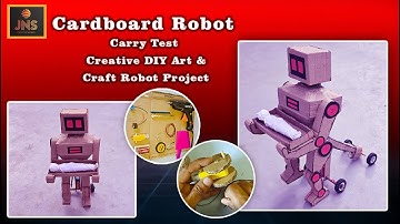 Creative Cardboard Robot Experiment # DIY Robot Project #JNS Creative World #RobotMode