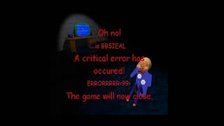 Fake Error on BBCR V3 | | Baldi's Basics Songkran Classic #42 Gameplay (No Commercial)