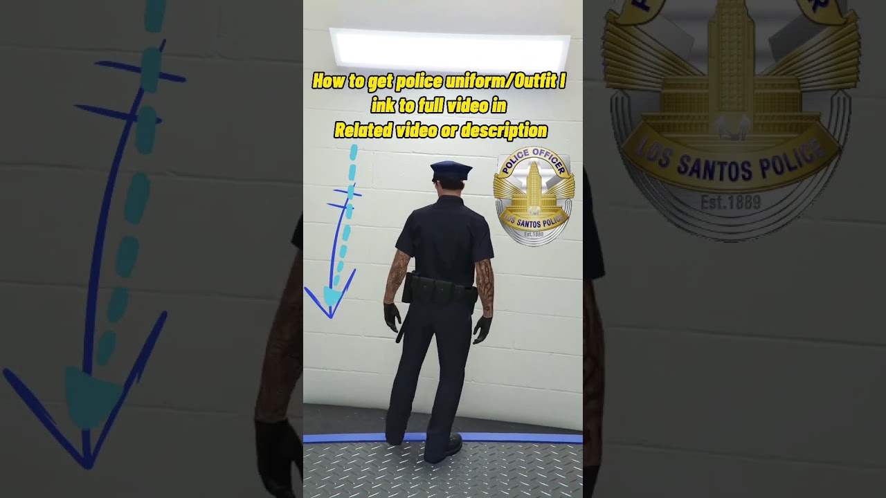 How to get police outfit uniform gta 5 online Tutorial glitch modde outfit