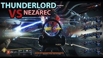 THUNDERLORD VS NEZAREC | Root of Nightmares | (No Commentary) Destiny 2 Lightfall