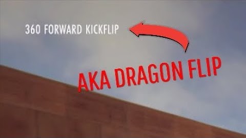 How to do a DRAGON FLIP in SKATER XL
