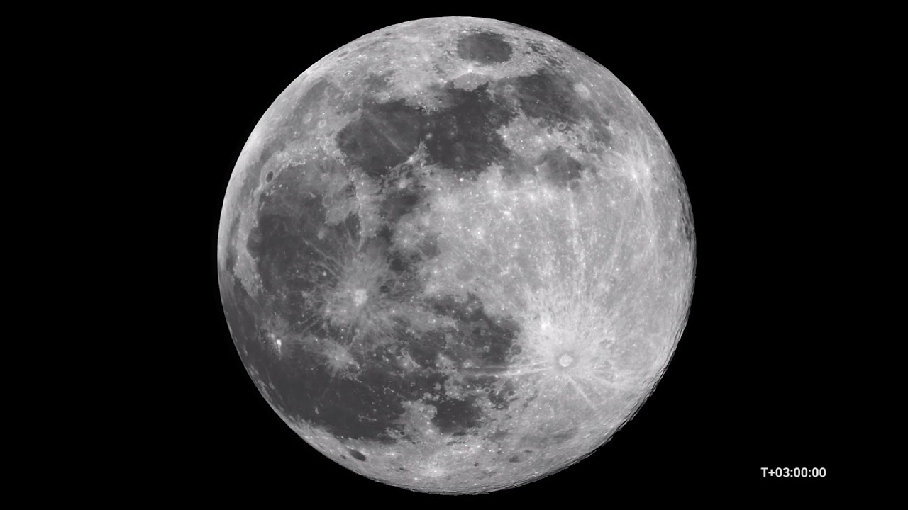 Supermoon April 2020, Germany, time lapse, Nikon Coolpix P1000, libration, HD, Super Moon