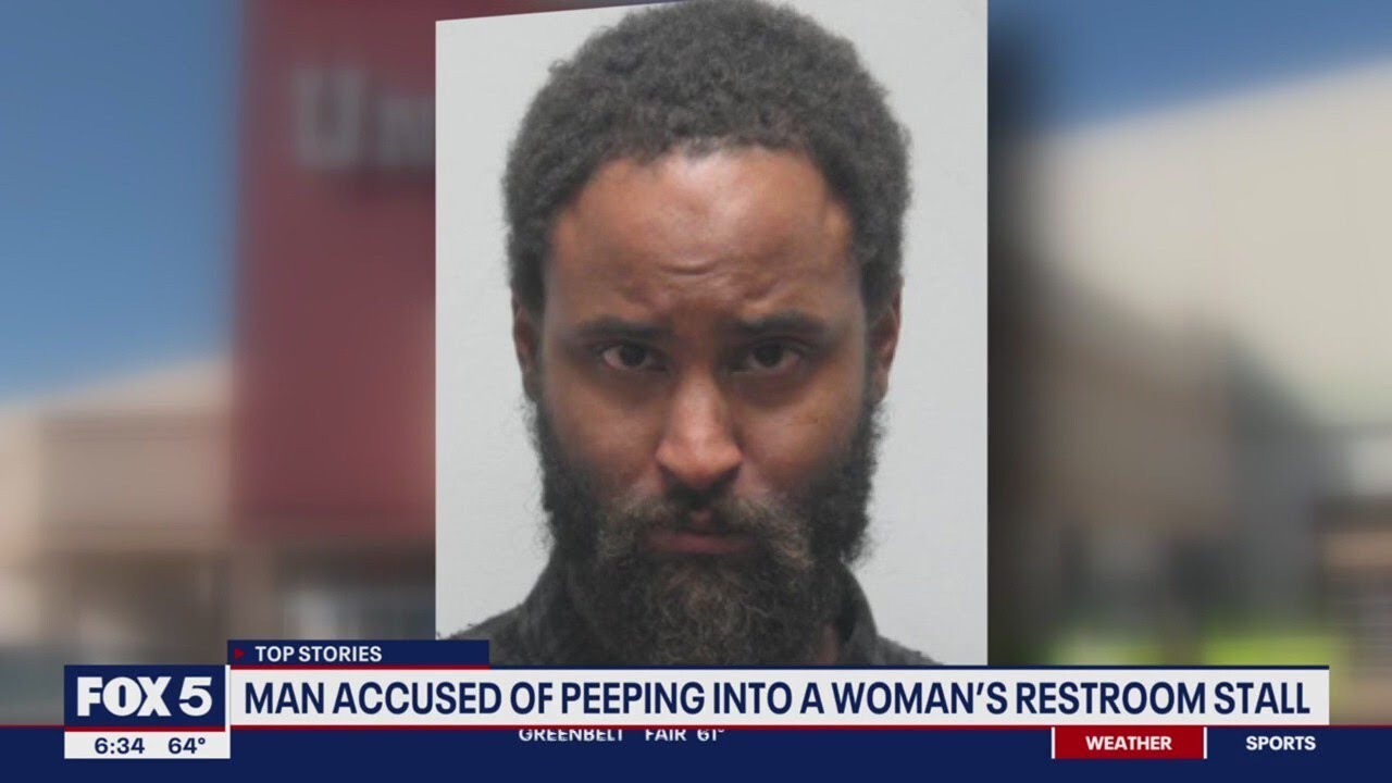 Police Arrest Man Accused Of Peeping Into Womens Bathroom Stall At 