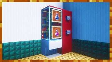 Minecraft Tutorial: How To Make A Vending Machine "Quick Builds"