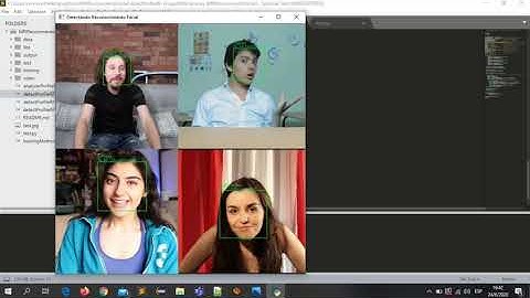 Reconocimiento Facial MultiRostros en Python y OpenCV con Frame