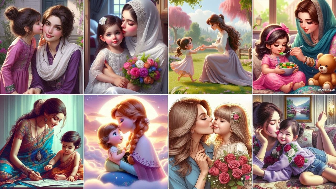 Mom & Daughter Love Whatsapp Dp images || Mom Daughter Profile Pictures ...