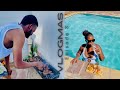 Vlogmas episode 3 spend the day with us at the pool