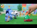 知らない人についていっちゃダメ❤安全教育❤トイバス（ToyBus) キッズ おもちゃアニメ