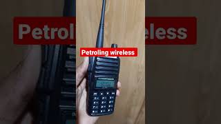 police petroling wireless call