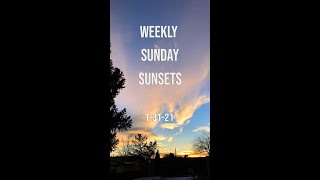 Sunset Time lapse #Shorts 1-31-21 Albuquerque, New Mexico