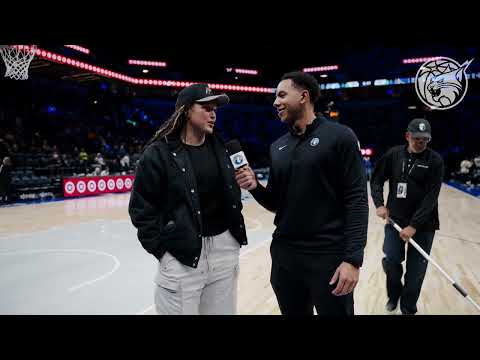 "I'm Excited To Get Back To Work." | Kayla McBride Courtside Catch Up at Timberwolves Game