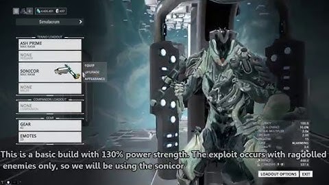 Ash Exploit/Bug: Multiple Shurikens Spawn On Ragdolled Enemies (Warframe)