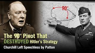 The 90° Pivot That DESTROYED Hitler’s Strategy — Churchill Left Speechless by Patton