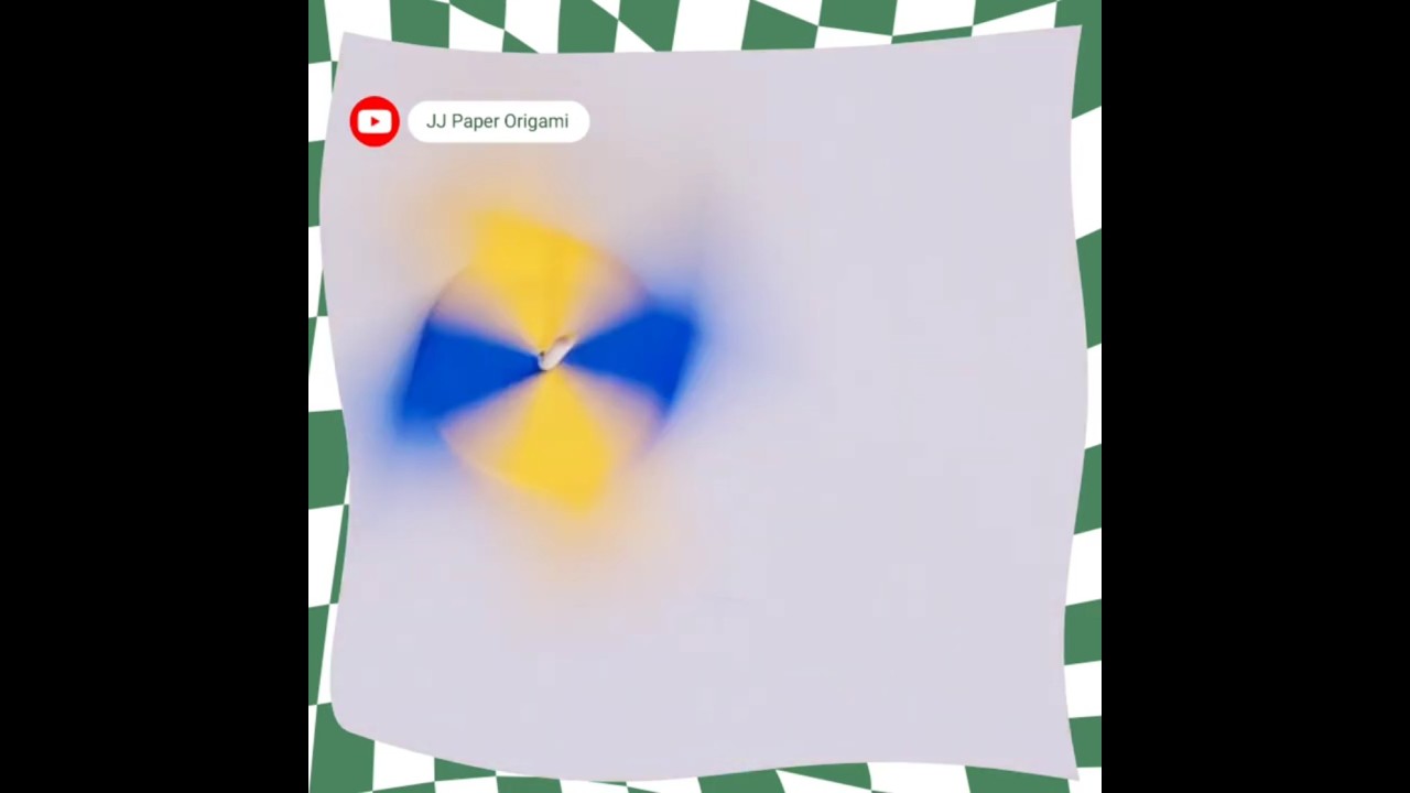 종이 수리검이 팽이처럼 빙글빙글~🎯✨"