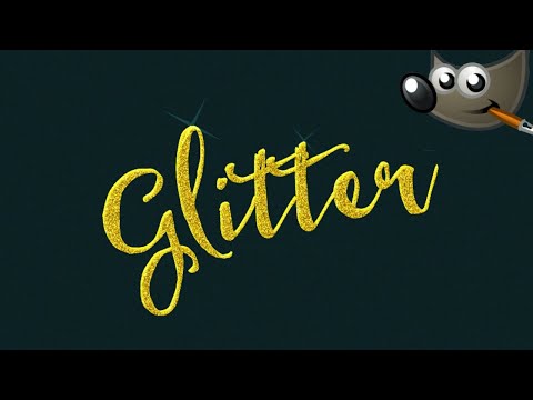 HOW TO ADD GLITTER TO TEXT IN GIMP ? GLITTER EFFECT GIMP
