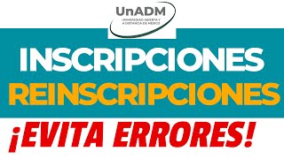 Paso A Paso Proceso De Inscripción Y Reinscripción Unadm 2025