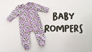 Baby Rompers Sewing Tutorial