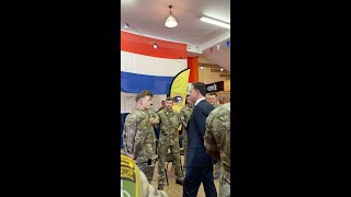 Minister-president Mark Rutte bezoekt Nederlandse militairen in Litouwen