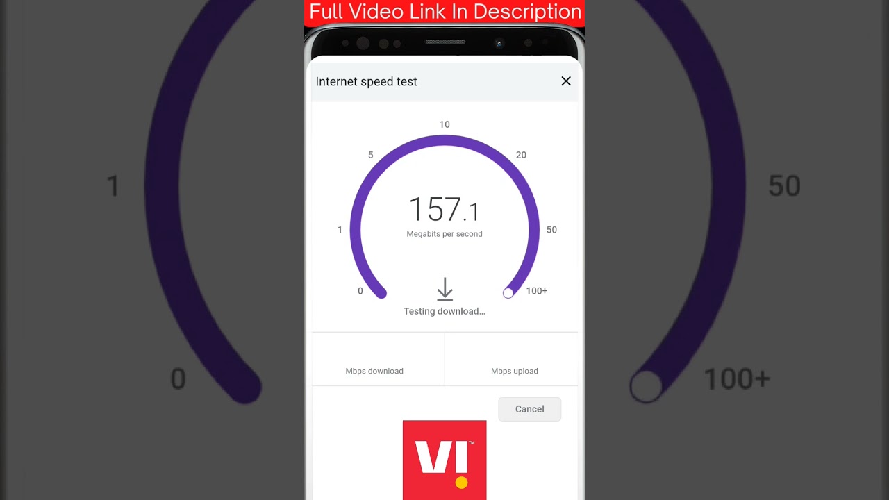 157.8 Mbps Speed - Vi Network 😳 | 