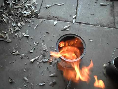 Testing a TLUD Stove (Top Lit Up Draft) - YouTube