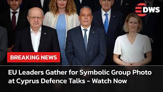WATCH: EU Defence Ministers Pose for Powerful Family Photo in Cyprus Security Meeting | AC14