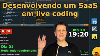 Day 01 - Starting a project from scratch in live coding #TypeScript #nodejs #vim