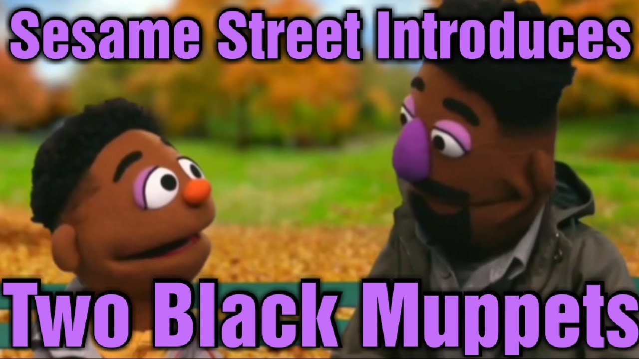 Black Sesame Street Puppets